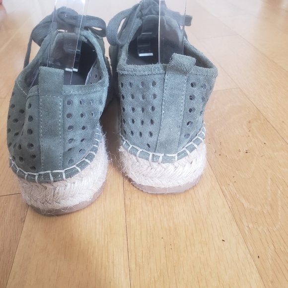 J/SLIDES Platform Espadrille Sneakers Olive 11 - Picture 3 of 6